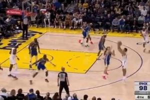 还有悬念!格雷森-阿伦单打波杰姆斯基 后撤步高难三分追到差9分